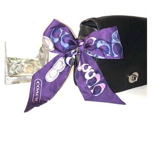 Authentic Coach 100% Silk Scarf